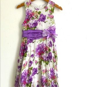 3 — GIRLS PURPLE DRESS